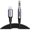 imageUGREEN Aux Cord for iPhone Aux to Lightning Cable for Car Adapter MFi Certified Lightning 35mm Headphone Male Audio Jack Compatible with iPhone 14 Pro Max13 12 11 Pro Max12 11 XR SE8 Plus 33FT33FT