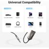 imageUGREEN Aux to Bluetooth 54 Adapter 35mm Bluetooth Receiver for Car USB 20 to 35mm Jack Kit with Builtin Microphone Aux Input for HandsFree Calls Compatible with Car Speaker and Home Audio