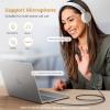 imageUGREEN Aux to USB C Aux Cord for Car Type C to 35mm Audio Jack Cable 33FT TRRS Headphone Stereo Adapter Mic HiFi Compatible with iPhone 17 16 15 Pro Max16 15 Plus Galaxy S25 Ultra Pixel 10 iPad66FT