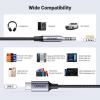 imageUGREEN Aux to USB C Aux Cord for Car Type C to 35mm Audio Jack Cable 33FT TRRS Headphone Stereo Adapter Mic HiFi Compatible with iPhone 17 16 15 Pro Max16 15 Plus Galaxy S25 Ultra Pixel 10 iPad33FT