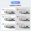 imageUGREEN Bidirectional USB C to DisplayPort 14 Cable 8K60Hz 4K240Hz DisplayPort to USB C Thunderbolt 4 Cord Alu Braided Compatible iPhone 17 Pro Max Galaxy S25 MacBook ProAir iPad XPS 17 66FT