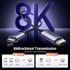 imageUGREEN Bidirectional USB C to DisplayPort 14 Cable 8K60Hz 4K240Hz DisplayPort to USB C Thunderbolt 4 Cord Alu Braided Compatible iPhone 17 Pro Max Galaxy S25 MacBook ProAir iPad XPS 17 66FT