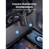 imageUGREEN Bluetooth 50 Transmitter and Receiver Bundle with Bluetooth 53 Car Adapter