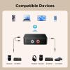 imageUGREEN Bluetooth 60 Receiver with LDAC HiRes Wireless Audio Adapter with Low Latency for Old StereoSpeakersWired SpeakersHome Audio Music Streaming Stereo System