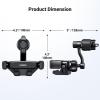 imageUGREEN Car Phone Holder Vent Phone Mount Never Blocking Air Vent Clip Cellphone Holder Compatible with iPhone 17 16 15 14 13 12 Pro Max Mini Plus iPhone 11 SE XS XR 8 7 6 6S Smartphone Black