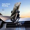 imageUGREEN Car Phone Holder Vent Phone Mount Never Blocking Air Vent Clip Cellphone Holder Compatible with iPhone 17 16 15 14 13 12 Pro Max Mini Plus iPhone 11 SE XS XR 8 7 6 6S Smartphone Black