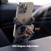 imageUGREEN Car Phone Holder Vent Phone Mount Never Blocking Air Vent Clip Cellphone Holder Compatible with iPhone 17 16 15 14 13 12 Pro Max Mini Plus iPhone 11 SE XS XR 8 7 6 6S Smartphone Black