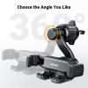 imageUGREEN Car Phone Holder Vent Phone Mount Never Blocking Air Vent Clip Cellphone Holder Compatible with iPhone 17 16 15 14 13 12 Pro Max Mini Plus iPhone 11 SE XS XR 8 7 6 6S Smartphone Black