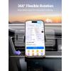 imageUGREEN Car Vent Phone Mount Air Vent Clip Phone Holder Car Mount Mini Size Compatible with iPhone 17 16 15 14 13 12 Pro Max Mini Plus iPhone 11 SE XS XR 8 7 6 6S Smartphone