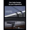 imageUGREEN Cat 8 Ethernet Cable 3FT Flat High Speed 40Gbps 2000Mhz Internet Cable 26AWG Braided Network Cord RJ45 Shielded Indoor LAN Cables Compatible for Gaming PC PS5 Xbox Modem Router 3FT33FT