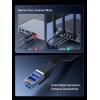 imageUGREEN Cat 8 Ethernet Cable 3FT Flat High Speed 40Gbps 2000Mhz Internet Cable 26AWG Braided Network Cord RJ45 Shielded Indoor LAN Cables Compatible for Gaming PC PS5 Xbox Modem Router 3FT3FT