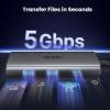 imageUGREEN Docking Station Revodok 206 USB C Hub 6in1 with Dual 4K60Hz Single 8K30Hz 100W Power Delivery 3X 5Gbps USB Data Ports USBC Dock for Thinkpad HP Dell Laptops and More
