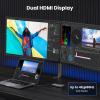 imageUGREEN Docking Station Revodok 206 USB C Hub 6in1 with Dual 4K60Hz Single 8K30Hz 100W Power Delivery 3X 5Gbps USB Data Ports USBC Dock for Thinkpad HP Dell Laptops and More