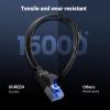 imageUGREEN Ethernet Cable 10FT Cat 8 Ethernet Cable with 40Gbps 2000Mhz High Speed Shielded Heavy Duty Flat Internet Cable Compatible for Gaming PC PS456 Xbox Modem Router Include 20 Cable clipes20FT