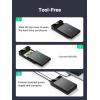 imageUGREEN External Hard Drive Enclosure for 35 25 Inch SATA SSD HDD USB 30 to SATA III Hard Drive Case with UASP 12V Power Adapter Compatible with WD Seagate Toshiba Samsung Hitachi PS5 Xbox
