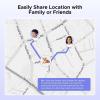 imageUGREEN FineTrack Slim S Bluetooth Tracker Tags Work with Samsung SmartThings APP Samsung Only 17mm UltraSlim Wallet Card Finder Rechargeable IP68 Waterproof Tracker Card for Wallet Key Luggage