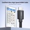 imageUGREEN HDMI 21 Cable Certified 8K 66FT Ultra High Speed HDMI Cord Braided 48Gbps 4K240Hz 10K60Hz with Dynamic HDR eARC Dolby Atmos HDCP Compatible with PS5 PS4 Xbox Roku TV HDTV Bluray Projector16FT