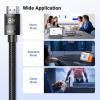 imageUGREEN HDMI 21 Cable Certified 8K 66FT Ultra High Speed HDMI Cord Braided 48Gbps 4K240Hz 10K60Hz with Dynamic HDR eARC Dolby Atmos HDCP Compatible with PS5 PS4 Xbox Roku TV HDTV Bluray Projector16FT