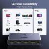 imageUGREEN HDMI 21 Switch Aluminum Ultra HD 8K60Hz 3 in 1 Out HDMI Splitter with Remote Switcher Box Support 3D CEC HDR HDCP23 Compatible with PS43 Xbox Nintendo Switch Roku TV Fire Stick