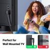 imageUGREEN HDMI Cable 4K Right Angle 270 Degree HDMI Cord High Speed HDMI 20 Cable 4K60Hz HD 3D 1080P ARC Compatible for TV PC Nintendo Switch Xbox PS5 PS4 PS3 Laptop 33FT33FT
