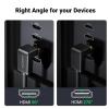 imageUGREEN HDMI Cable Right Angle 4K 90 Degree HDMI Cord High Speed Down Angle HDMI 20 Cable 4K60Hz HD 3D 1080P ARC Compatible for Laptop Monitor Nintendo Switch 2 Xbox PS5 PC TV 33FT66FT