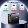 imageUGREEN HDMI Coupler 2 Pack 4K60Hz Female to Female Adapter HDMI 20 Extender for 3D Connector Compatible with HDTV Roku TV Stick Chromecast Nintendo Switch 2 Xbox PS54 Laptop PC Projector
