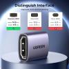 imageUGREEN HDMI Coupler 2 Pack 8K60Hz HDMI 21 Female to Female AdapterConnector 3D 4K240Hz Extender Compatible with HDTV Roku Stick Chromecast Laptop PC Switch 2 Grey
