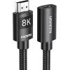 imageUGREEN HDMI Extender 8K 10K HDMI Extension Cable 21 Ultra High Speed Cord 4K Male to Female Adapter Compatible with MacBook Pro 2023PS5Xbox Series XRoku TVUHD TVBluray 15FT33FT