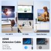 imageUGREEN HDMI Extender 8K HDMI Extension Cable 05FT Male to Female Adapter Cord 8K60Hz 4K240Hz 21 HighSpeed 48Gbps Compatible with PS5Nintendo SwitchXbox Series XRoku StickBluray Laptop PC TV