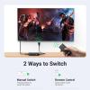 imageUGREEN HDMI Switch 3 in 1 Out 4K HDMI Splitter with Remote Supports HDR CEC 3D HDCP14 HDMI 3 Port Box Hub 4K 30Hz Compatible with SwitchSwitch 2 PS5 PS4 Xbox Fire Stick Roku Apple TV PC