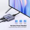 imageUGREEN HDMI Switch 4K60Hz BiDirectional HDMI Switcher 2 in 1 Out HDMI Splitter 1 Input 2 Output Supports UHD 3D HDR Compatible with PS5 PS4 Xbox Series XS Roku Fire Stick GreyGrey