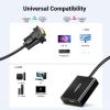 imageUGREEN HDMI to VGA HDMI to VGA Adapter ConnectorFemale to Male with 35mm Audio Jack Compatible with Monitor PC Xbox TV Stick Raspberry Pi Nintendo Switch Roku Computer Laptop