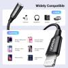 imageUGREEN Headphone Adapter for iPhone Lightning to 35mm Adapter Apple MFi Certified Lightning Aux Audio Jack Dongle Compatible with iPhone 14 Pro Max14 Plus13 12 11 Pro MaxSEXS GreyBlack