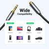 imageUGREEN Headphone Extension Cable 35mm Extension Gold Plated Aux Cable Audio Stereo Jack Male to Female TRS Cord Extender Compatible with iPhone iPad Phones Tablets Media Players 33FT16FT