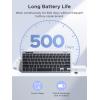 imageUGREEN K551 Slim Quiet Wireless Bluetooth 78Keys Keyboard 3Device Free Switching with Bluetooth ampamp 24G Compatible with WindowsmacOSiOSAndroid Works with MacBook Lenovo HP