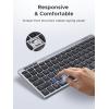 imageUGREEN K551 Slim Quiet Wireless Bluetooth 78Keys Keyboard 3Device Free Switching with Bluetooth ampamp 24G Compatible with WindowsmacOSiOSAndroid Works with MacBook Lenovo HP