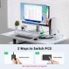 imageUGREEN KVM Switch Share 4 USB Ports USB and HDMI Switch for 2 Computers for Keyboard Mouse Printer to One Monitor Support 4K60Hz 3D HDR Include Desktop Controller 2 USB Cables and 2 HDMI Cables