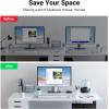 imageUGREEN KVM Switch Share 4 USB Ports USB and HDMI Switch for 2 Computers for Keyboard Mouse Printer to One Monitor Support 4K60Hz 3D HDR Include Desktop Controller 2 USB Cables and 2 HDMI Cables