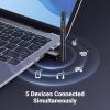 imageUGREEN Long Range Bluetooth 53 Adapter for PC USB Bluetooth Dongle Wireless Bluetooth Transmitter Receiver for Bluetooth Mouse Keyboard Headphones Speakers for Win111081 Plug ampamp Play