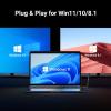 imageUGREEN Long Range Bluetooth 53 Adapter for PC USB Bluetooth Dongle Wireless Bluetooth Transmitter Receiver for Bluetooth Mouse Keyboard Headphones Speakers for Win111081 Plug ampamp Play