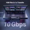 imageUGREEN M2 NVMe SATA SSD Enclosure 10Gbps USB 32 Gen 2 to NVME PCIE SATA MKeyBM Key Solid State Drive External Enclosure Support UASP Trim for 22302242 22602280 SSDs