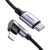 imageUGREEN MFi Certification Lightning Cable  90 Degree USB C to Lightning Cable 6FT Compatible with iPhone 1414 Pro14 Pro Max iPhone 131211XXRXS8 Series iPad AirPods Pro3FT