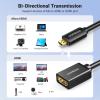 imageUGREEN Micro HDMI to HDMI Adapter Male to Female Cable HDMI 20 4K60Hz HDR 3D Dolby 18Gbps High Speed Compatible with Raspberry Pi 5Pi 4Pi 500 GoPro Hero 7 6Retroid Pocket 3 06FT16FT