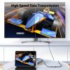 imageUGREEN Micro HDMI to HDMI Adapter Micro HDMI to Female HDMI Aluminum HDMI Cable Adapter Supports 4K 3D 1080P Compatible with Raspberry Pi 54Pi 500 GoPro Hero 7 Camera Nikon B500 8 Inch BlackGrey