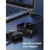 imageUGREEN Mini DisplayPort to HDMI VGA Adapter 4K Thunderbolt 2 Adapter 2 in 1 Mini DP Converter Compatible with MacBook Pro MacBook Air iMac Surface Pro 1 2 3 4 6 Surface Laptop 2 ThinkPad X1 WhiteBlack