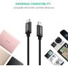 imageUGREEN Mini USB to USB C Cable 3FT Mini USB to Type C Compatible with Digital Camera MP3 Player GPS Receiver and More Mini B Devices PVP Black10 Meters