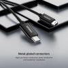 imageUGREEN Mini USB to USB C Cable 3FT Mini USB to Type C Compatible with Digital Camera MP3 Player GPS Receiver and More Mini B Devices PVP Black10 Meters