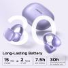 imageUGREEN Open Ear Wireless Headphones Bluetooth 54 12mm Driver Sports Earphones with ENC Fast Charging for 30 Hours Playtime Compatible with iPhone Android and Bluetooth DevicesSuitable for RunningPurple