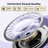 imageUGREEN Open Ear Wireless Headphones Bluetooth 54 12mm Driver Sports Earphones with ENC Fast Charging for 30 Hours Playtime Compatible with iPhone Android and Bluetooth DevicesSuitable for RunningPurple