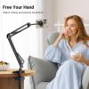 imageUGREEN Phone Desk Mount for Bed Magnetic iPhone Holder for Magsafe Upgraded Sturdy Arm Gooseneck Compatible with iPhone 17 Air 16 15 14 13 12 Pro Max Overhead Cell Phone Stand